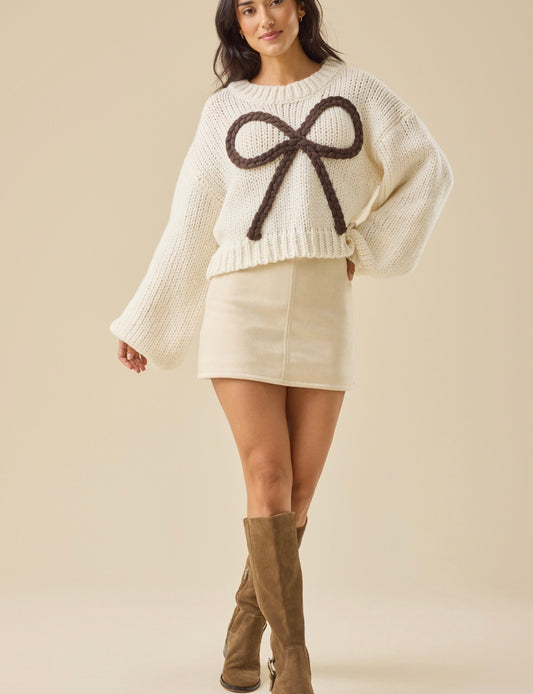 Bow Knit Sweater