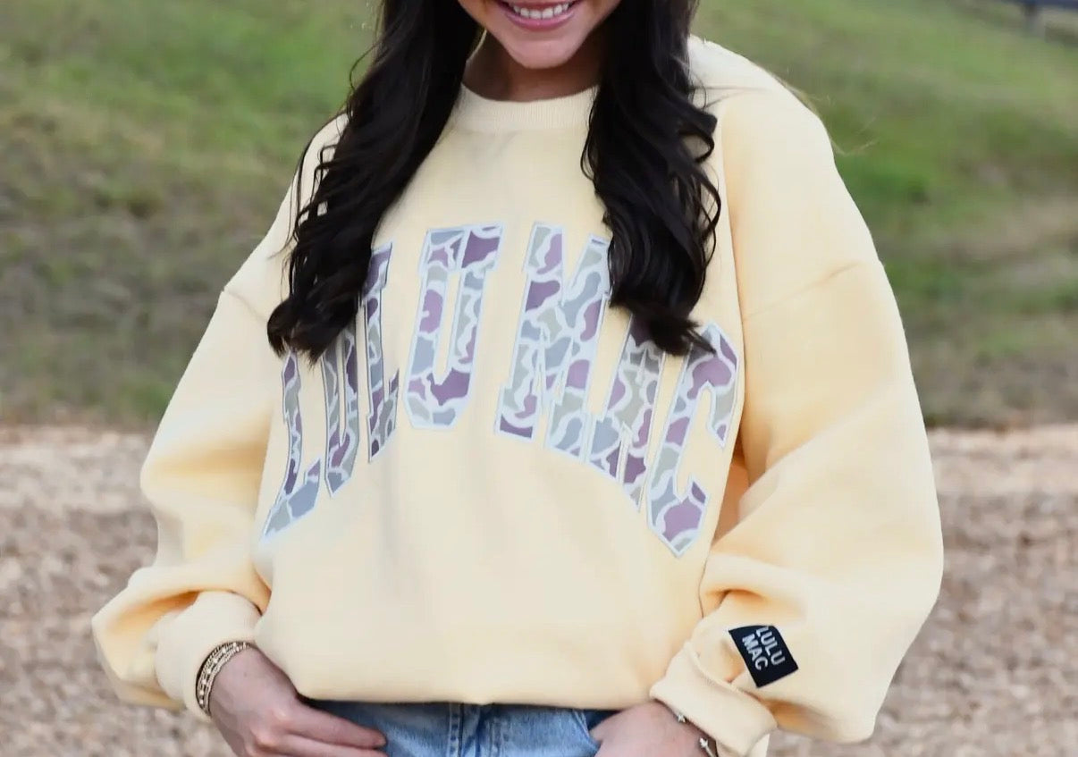 LULU MAC Camo/ Yellow - PRE ORDER FOR EARLY FEB