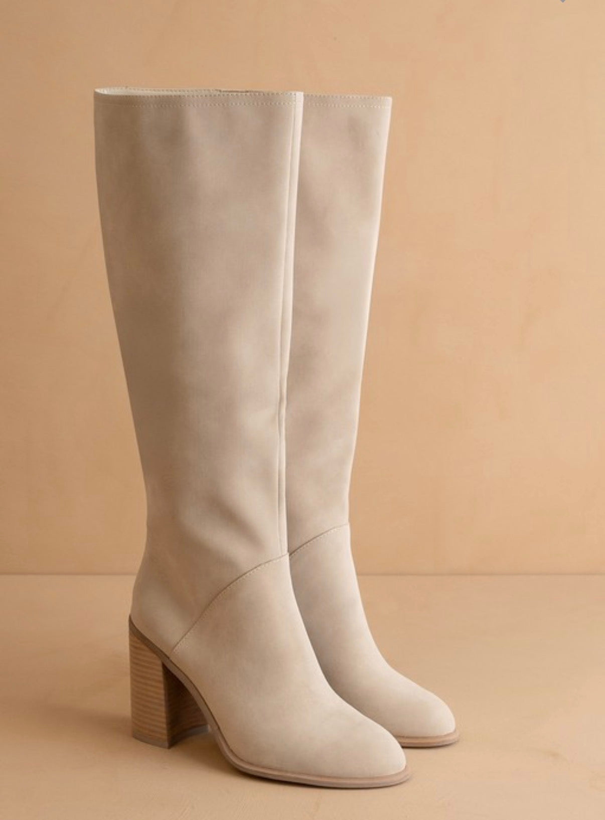 OASIS Knee High Block Heel