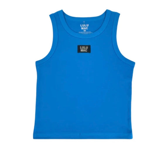 LULU MAC BLUE TANK PRE ORDER