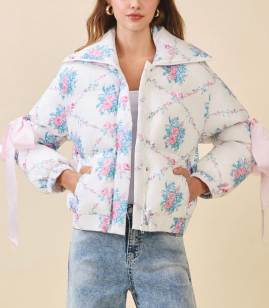 FLORAL PUFFER