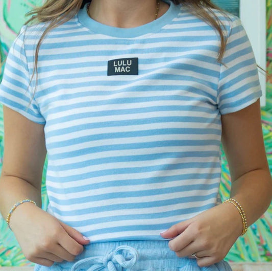 LULU MAC SHORT SLEEVE- Blue
